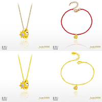 吉富珠寶銀樓-真愛密碼新款【小鑽戒 - 編織金手鍊、黃金手鍊、玫瑰鋼項鍊、黃金項鍊】→※下標前請先詢問當日價格※