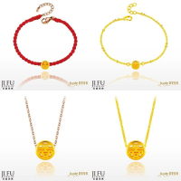 吉富珠寶銀樓-真愛密碼新款【大甲媽-保平安-小 - 編織金手鍊、黃金手鍊、玫瑰鋼項鍊、黃金項鍊】→※下標前請先詢問當日價