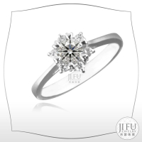 吉富珠寶-30分求婚戒【KWS18004六爪星排鑽造型戒】→●下標前請先詢問當日優惠價格●線戒14K 18K精美車工鑽石