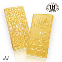吉富珠寶銀樓-純黃金9999幻彩經典富貴吉祥煌隆金塊【一兩版】→※下標前請先詢問當日優惠價格※請私下詢價