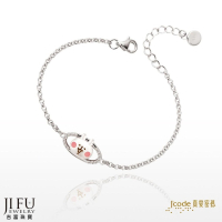 真愛密碼新款【卡娜赫拉的小動物 哈囉粉紅兔兔 - 純銀手鍊】→※下標前請先詢問當日優惠價格※