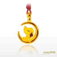 吉富珠寶銀樓-真愛密碼新款黃金墬子【月光旺旺-黃金墜子】→●下標前請先詢問當日價格●