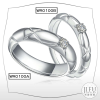 吉富珠寶銀樓-日韓求婚對戒 WR0100【十分鑽石對戒】→※下標前請先詢問當日優惠價格※