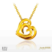 吉富珠寶銀樓-真愛密碼新款黃金項鍊【心交織-黃金項鍊】→●下標前請先詢問當日優惠價格●