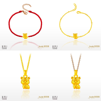 吉富珠寶銀樓-真愛密碼新款【大甲媽 迷你神明 迷你虎爺 - 編織金手鍊、黃金手鍊、玫瑰鋼項鍊、黃金項鍊】