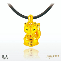 吉富珠寶銀樓-真愛密碼新款【聚寶盆狐仙 - 黃金墜子】→※下標前請先詢問當日價格※