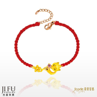 吉富珠寶銀樓-真愛密碼新款【穩賺美狐仙 - 編織金手鍊】→※下標前請先詢問價格與庫存※