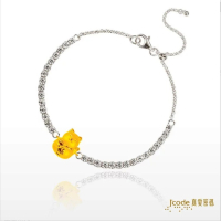 吉富珠寶銀樓-真愛密碼🀄️👉一直賺系列👈🀄️【一直賺-招財貓／金銀配寶石手鍊】→●下標前請先詢問當日優惠價格●