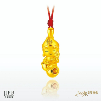 吉富珠寶銀樓-真愛密碼新款【小萌佛-葫蘆濟公-黃金墜子】→※下標前請先詢問當日價格※