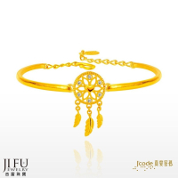 吉富珠寶銀樓x真愛密碼【捕夢網 - 黃金手環 / 手鐲】→※下標前請先詢問當日價格※