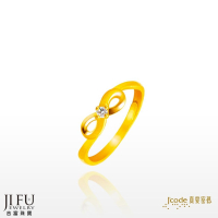 吉富珠寶銀樓-真愛密碼新款【無限閃耀 - 黃金戒指】→※下標前請先詢問當日價格※