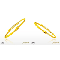 吉富珠寶銀樓-真愛密碼【交心 - 黃金手環、硬金手環鋯石版】→※下標前請先詢問當日優惠價格※