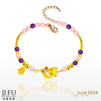 吉富珠寶銀樓-真愛密碼新款【穩賺美狐仙 - 寶石金手鍊】→※下標前請先詢問價格與庫存※