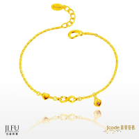 吉富珠寶銀樓-真愛密碼新款【無限相愛 - 黃金手鍊】→※下標前請先詢問當日價格※