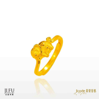 吉富珠寶銀樓-真愛密碼新款【運財象 (新版) - 黃金戒指】→※下標前請先詢問當日優惠價格※