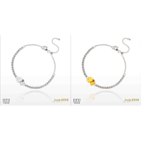 吉富珠寶銀樓-真愛密碼🀄️👉一直賺系列👈🀄️【一直賺-運財象／金銀配寶石手鍊、純銀手鍊】→●下標前請先詢問價格●