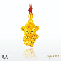 吉富珠寶銀樓-真愛密碼新款【小萌佛-招財財神-黃金墜子】→※下標前請先詢問當日優惠價格※