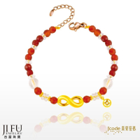 吉富珠寶銀樓-真愛密碼新款【錢無限 - 寶石金手鍊】→※下標前請先詢問當日價格※