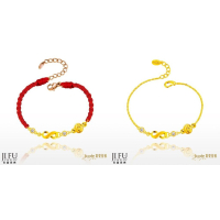 吉富珠寶銀樓-真愛密碼新款【立刻無限有錢(硬金) - 編織金手鍊、黃金手鍊】→※下標前請先詢問當日價格※