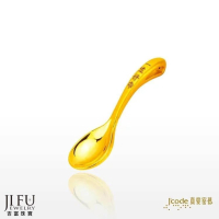 吉富珠寶銀樓-真愛密碼新款【一生好命金湯匙 - 墜子+紅繩項鍊&amp;擺件】→※下標前請先詢問當日價格※