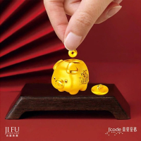 吉富珠寶銀樓-真愛密碼新款【存金-迷你古錢（不含撲滿小豬）- 黃金擺飾 / 擺件】→※下標前請先詢問當日價格※