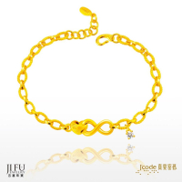 吉富珠寶銀樓-真愛密碼新款【無限愛 - 黃金手鍊】→※下標前請先詢問當日價格※