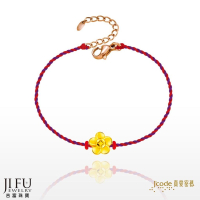 吉富珠寶銀樓-真愛密碼新款【發財有錢花 - 編織金手鍊】→※下標前請先詢問價格與庫存※