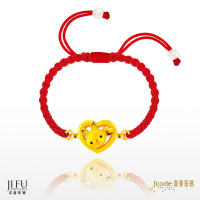 吉富珠寶銀樓-真愛密碼新款【愛心兔 - 編織金手鍊】→※下標前請先詢問當日優惠價格※