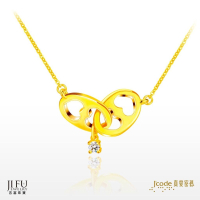 吉富珠寶銀樓-真愛密碼新款【豬你永遠相愛 - 黃金項鍊】→※下標前請先詢問當日優惠價格※