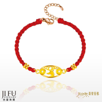 吉富珠寶銀樓-真愛密碼新款【一鹿有錢 - 編織金手鍊】→※下標前請先詢問價格與庫存※