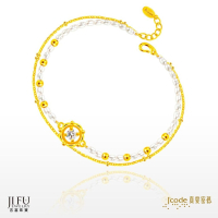 吉富珠寶銀樓-真愛密碼新款【珍璀璨 - 天然珍珠金手鍊．雙排】→※下標前請先詢問價格與庫存※