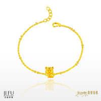 吉富珠寶銀樓-真愛密碼新款【大甲媽 迷你神明 迷你虎爺 - 編織金手鍊、黃金手鍊】→※下標前請先詢問當日優惠價格※