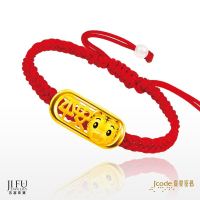 吉富珠寶銀樓-真愛密碼新款【保平安巧虎 - 編織金手鍊】→※下標前請先詢問價格與庫存※