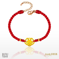 吉富珠寶銀樓-真愛密碼新款【大甲媽 如有神助財神 - 編織金手鍊】→※下標前請先詢問當日優惠價格※