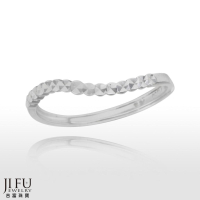 吉富珠寶銀樓-白金曲線刻面戒【編號：amw01】→※下標前請先詢問當日優惠價格※
