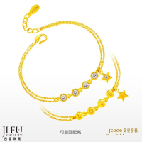 吉富珠寶銀樓-真愛密碼新款【一直用星愛 - 黃金手鍊】→※下標前請先詢問當日優惠價格※