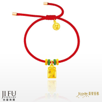 吉富珠寶銀樓-真愛密碼新款【大甲媽 文昌功名符（垂吊） - 編織金手鍊】→※下標前請先詢問當日價格※