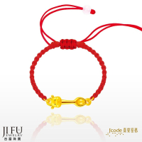 吉富珠寶銀樓-真愛密碼新款【好命小牛 - 編織金手鍊】→※下標前請先詢問當日價格※