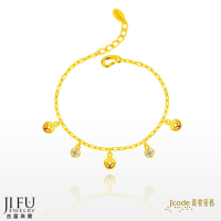 吉富珠寶銀樓-真愛密碼新款【五錢鑽 - 黃金手鍊】→※下標前請先詢問當日價格※