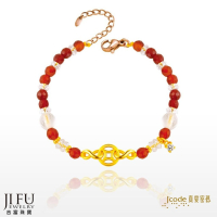 吉富珠寶銀樓-真愛密碼新款【無限賺錢 - 寶石金手鍊】→※下標前請先詢問當日價格※