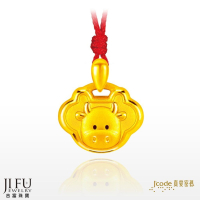 吉富珠寶銀樓-真愛密碼新款【平安鎖小牛 - 黃金墜子】→※下標前請先詢問當日價格※