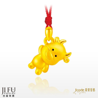 吉富珠寶銀樓-真愛密碼新款【活潑牛 - 黃金墜子】→※下標前請先詢問當日價格※