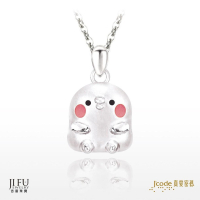 吉富珠寶-真愛密碼【卡娜赫拉 萌萌P助-純銀墜子+白鋼項鍊】→※下標前請先詢問當日價格※