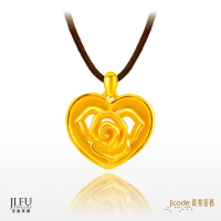 吉富珠寶銀樓-真愛密碼新款【薔薇心語 - 黃金墜子】→※下標前請先詢問當日優惠價格※