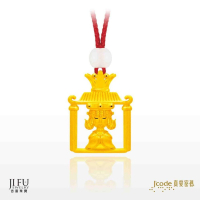 吉富珠寶銀樓-真愛密碼新款【鑾轎大甲媽 - 黃金墜子】→※下標前請先詢問當日價格※