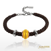 吉富珠寶銀樓-真愛密碼新款黃金串珠手鍊【一句永遠-編織手鍊(大)】→●下標前請先詢問當日優惠價格●