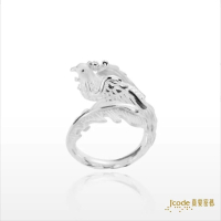 吉富珠寶銀樓-真愛密碼新款【帝王鳳戒-女 / 純銀戒指】