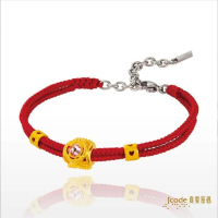 吉富珠寶銀樓-真愛密碼新款黃金串珠手鍊【晨光-編織手鍊】