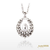 吉富珠寶銀樓-真愛密碼■星座系列■男生純銀墬子【射手座 _ 橄欖葉/純銀墜子+白鋼項鍊】