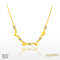 吉富珠寶銀樓-真愛密碼新款【 微愛唯愛- 黃金項鍊】→※下標前請先詢問當日優惠價格※